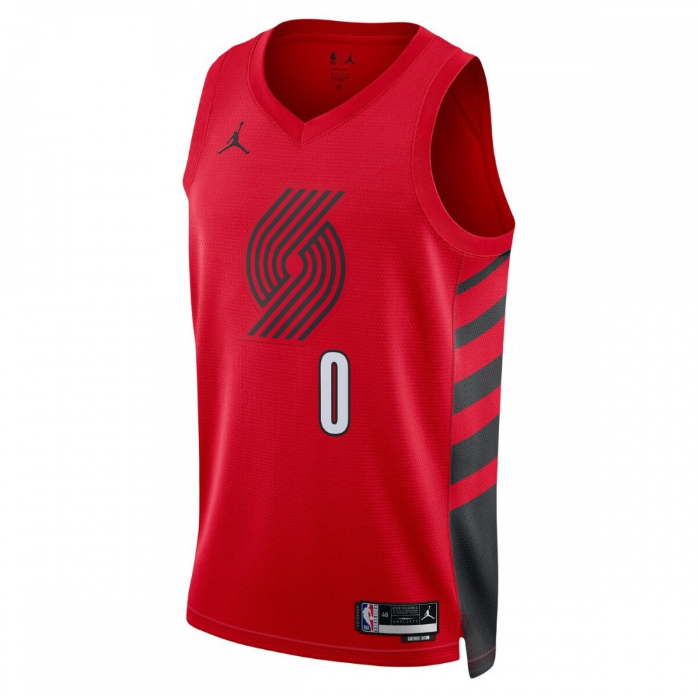 Damian Lillard Portland Trail Blazers Jordan Brand 2022/23 Statement Edition Swingman Jersey - Red-Pro Kit Vault | Brand New 26/27 Sports Jerseys